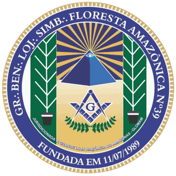 Brasão da Gr∴ Ben∴ Loj∴ Simb∴ Floresta Amazônica nº 39